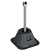 Изолированная опора молниезащиты 16+ c Ниро-клип, тип основания PR-OKO, высота 0.4 м